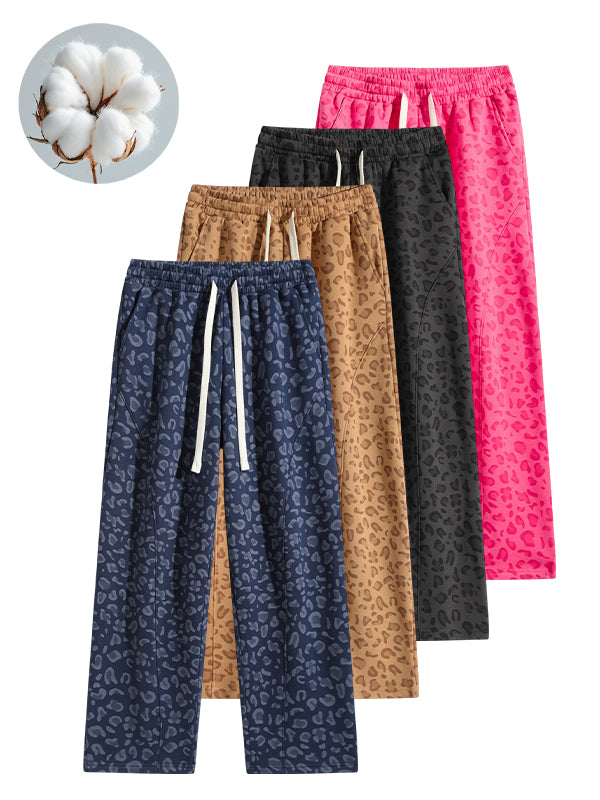 Leopard print pants